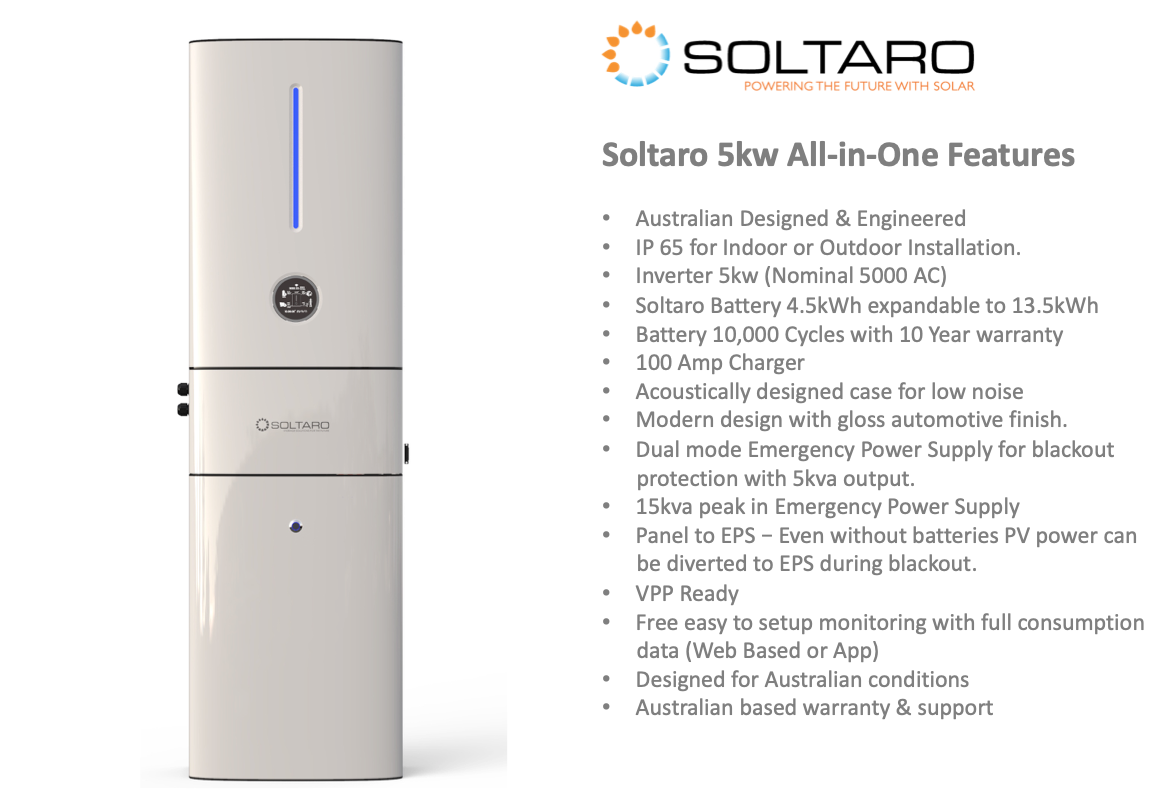 Soltaro Solar Inverter - Impact Solar Sunshine Coast