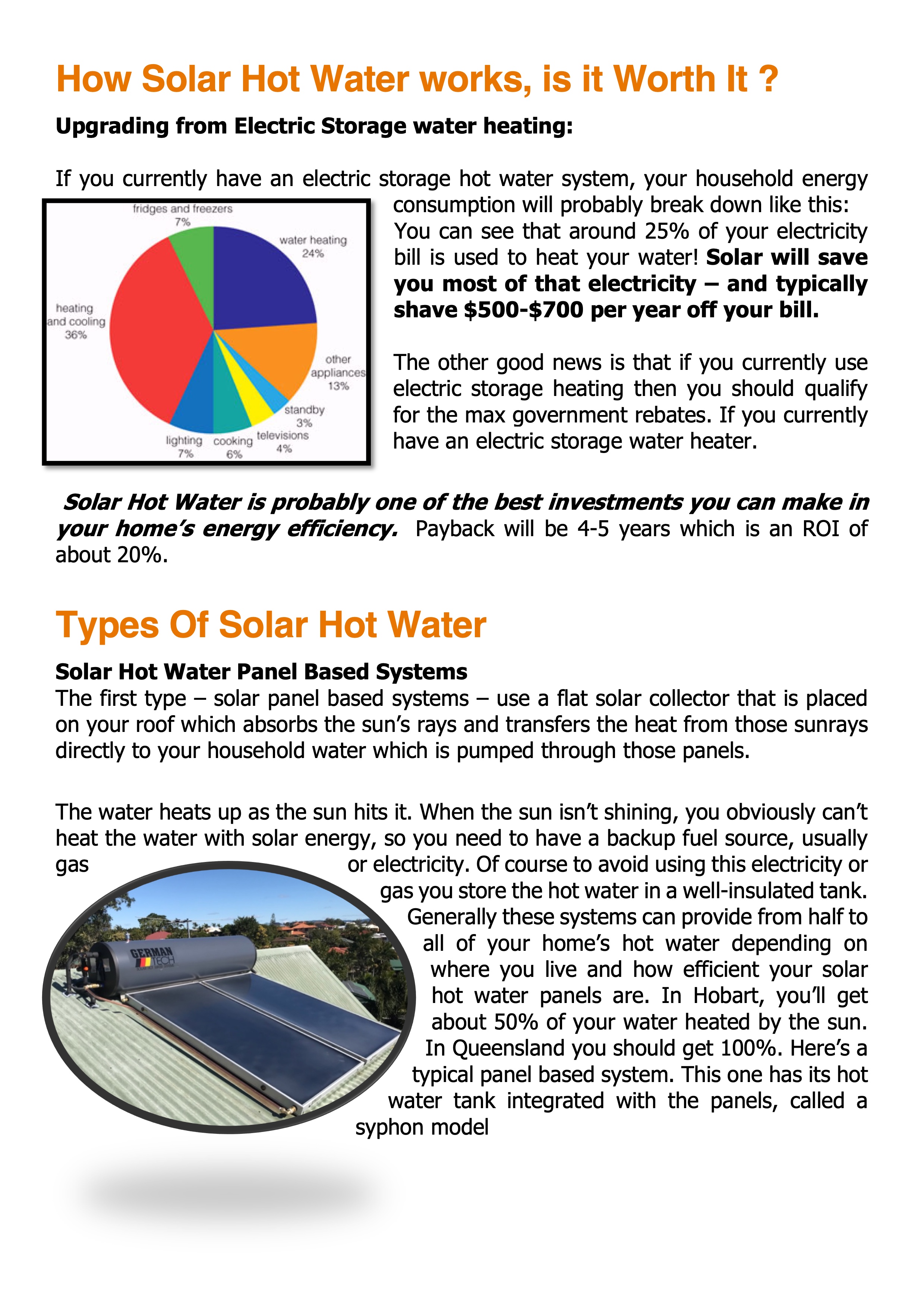 How Solar Hot Water works, is it Worth It ?